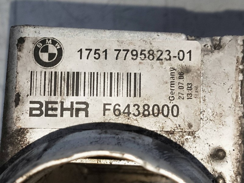 Recambio de intercooler para bmw serie 5 berlina (e60) 525d referencia OEM IAM 17517787446 1751779582301 F6438000 