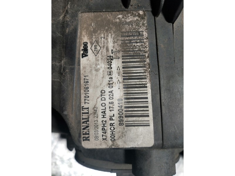 Recambio de faro derecho para renault laguna ii grandtour (kg0) expression pack referencia OEM IAM 7701061671 89900418 