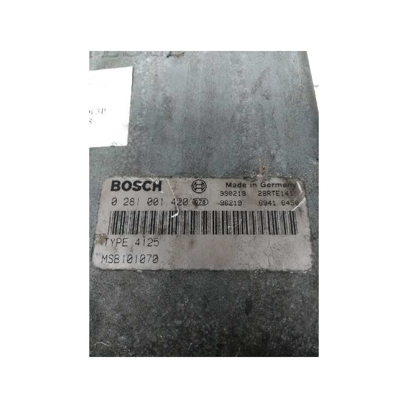 Recambio de centralita motor uce para land rover freelander (ln) 2.0 turbodiesel referencia OEM IAM 0281001420 MSB101070 4125