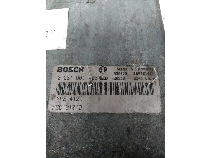 Recambio de centralita motor uce para land rover freelander (ln) 2.0 turbodiesel referencia OEM IAM 0281001420 MSB101070 4125