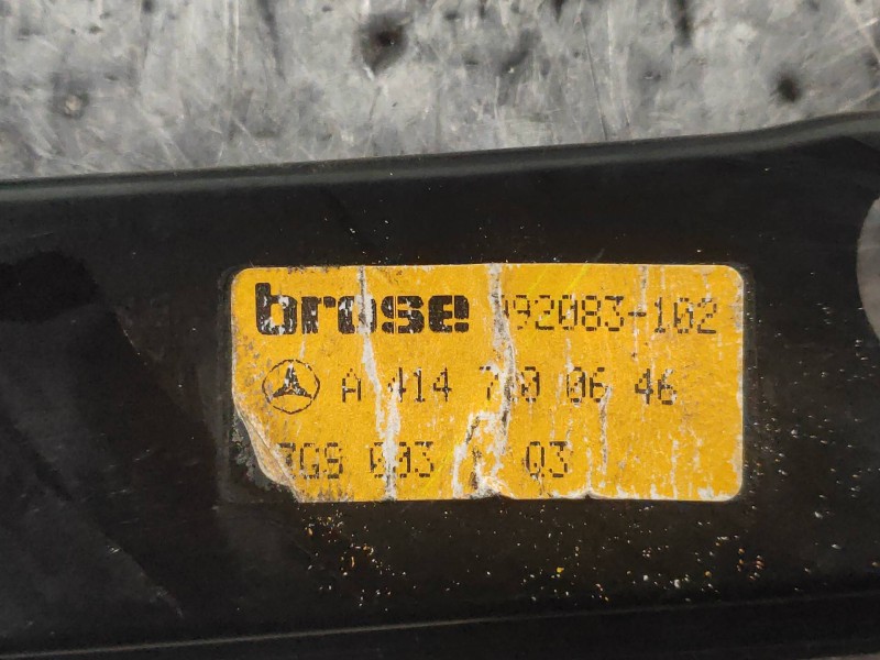 Recambio de elevalunas delantero derecho para mercedes vaneo (w414) furgoneta compacta cdi (414.700) referencia OEM IAM A4147200
