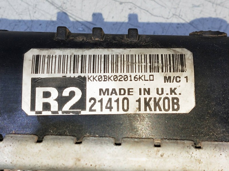 Recambio de radiador agua para nissan juke (f15) 1.5 turbodiesel cat referencia OEM IAM 214101KK0B  