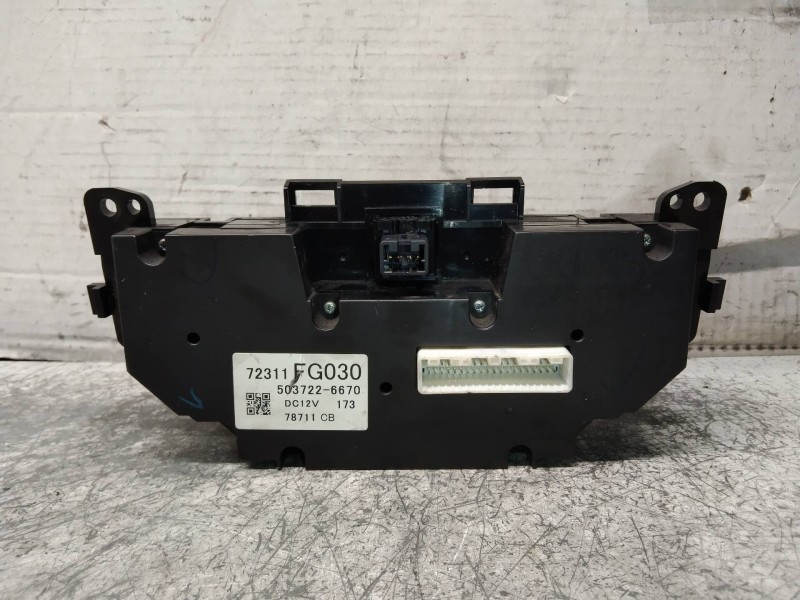 Recambio de mando calefaccion / aire acondicionado para subaru impreza g12 1.5 referencia OEM IAM 72311FG030 5037226670 