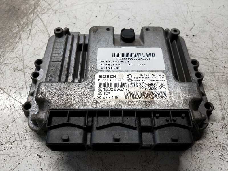 Recambio de centralita motor uce para citroen c2 furio referencia OEM IAM 0281011861 9657061180 EDC16C34