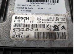 Recambio de centralita motor uce para citroen c2 furio referencia OEM IAM 0281011861 9657061180 EDC16C34 2