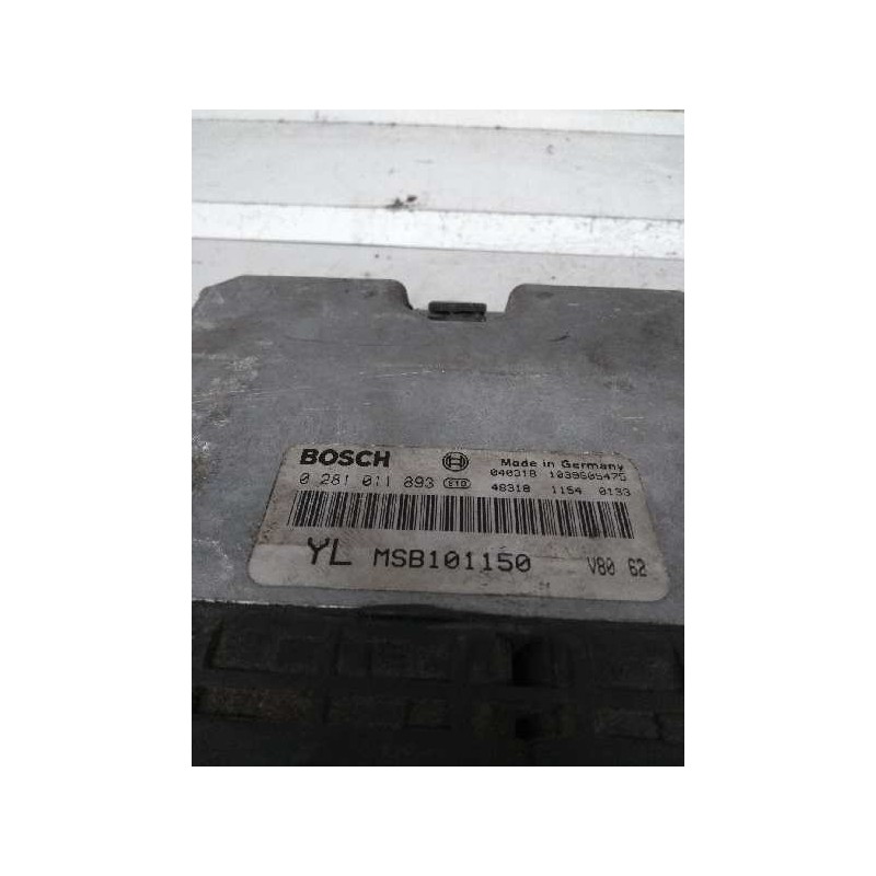 Recambio de centralita motor uce para mg rover serie 25 (rf) 2.0 idt cat referencia OEM IAM 0281011893 MSB101150 YL