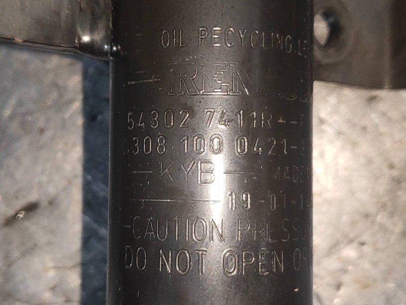 Recambio de amortiguador delantero izquierdo para renault zoe bose referencia OEM IAM 543027411R 03081000421 