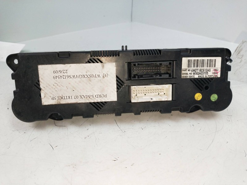Recambio de mando calefaccion / aire acondicionado para ford s-max (ca1) 1.8 tdci cat referencia OEM IAM 6M2T18C612AG  