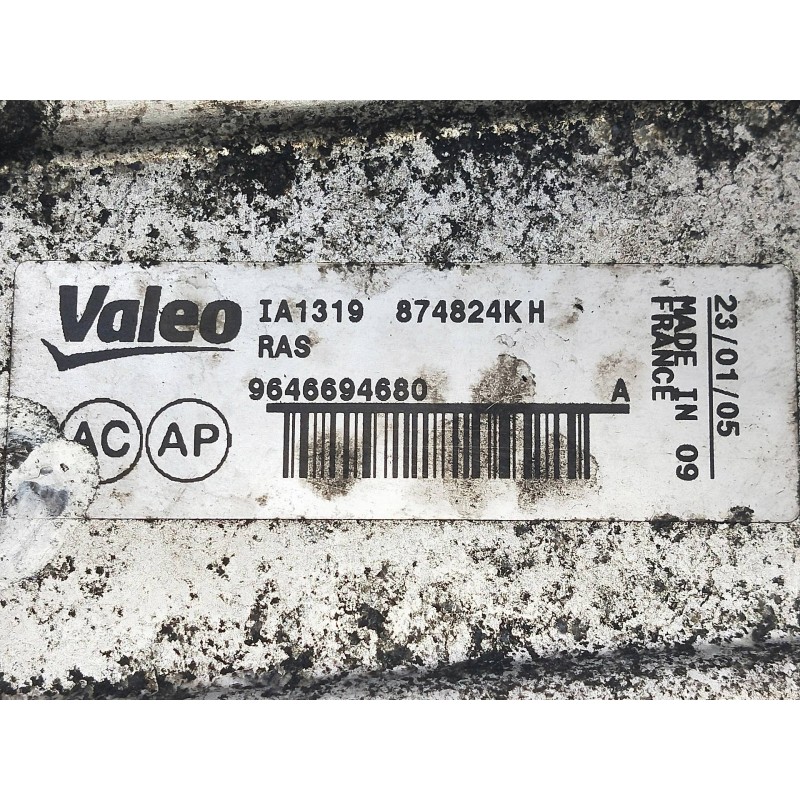 Recambio de intercooler para citroen c4 coupe 2.0 hdi fap cat (rhr / dw10bted4) referencia OEM IAM 9646694680 874824KH  Recambio de intercooler para citroen c4 coupe 2.0 hdi fap cat (rhr / dw10bted4) referencia OEM IAM 9646694680 874824KH