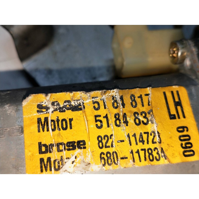 Recambio de elevalunas delantero izquierdo para saab 9-5 station wagon 2.3 cat referencia OEM IAM 5184817  5P R