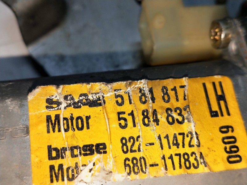Recambio de elevalunas delantero izquierdo para saab 9-5 station wagon 2.3 cat referencia OEM IAM 5184817  5P R
