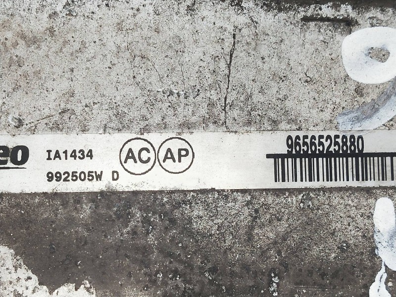 Recambio de intercooler para citroen c4 coupe 2.0 hdi fap cat (rhr / dw10bted4) referencia OEM IAM 9656525880 992505WD 