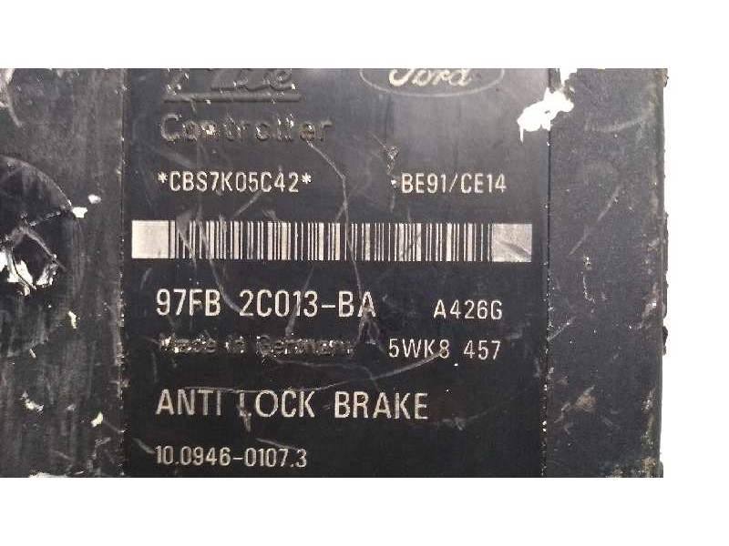 Recambio de abs para ford puma (cce) referencia OEM IAM 10094601073 10020401164 97FB2C013BA