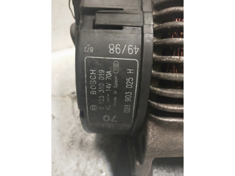Recambio de alternador para volkswagen golf iii berlina (1h1) cl referencia OEM IAM 0123310019  
