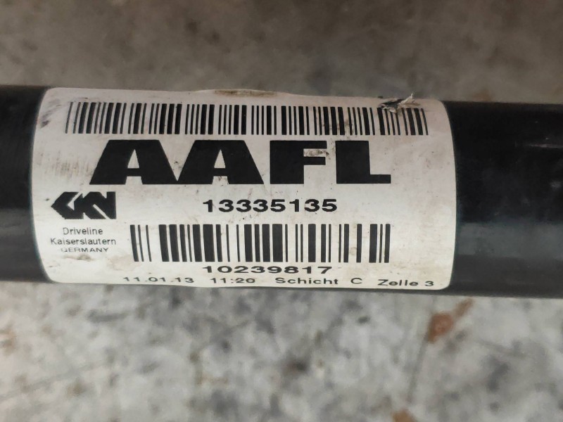 Recambio de transmision delantera izquierda para opel astra j lim. cosmo referencia OEM IAM 13335135  