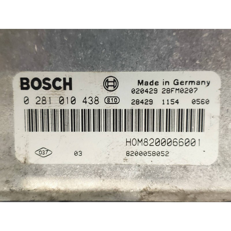 Recambio de centralita motor uce para mitsubishi space star (dg0) 1900 di-d comfort referencia OEM IAM 0281010438 HOM8200066001 