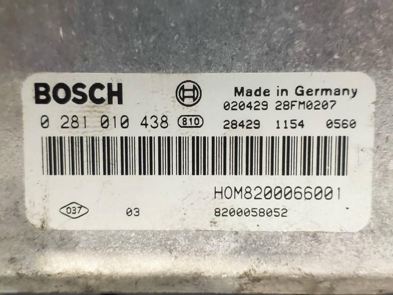 Recambio de centralita motor uce para mitsubishi space star (dg0) 1900 di-d comfort referencia OEM IAM 0281010438 HOM8200066001 