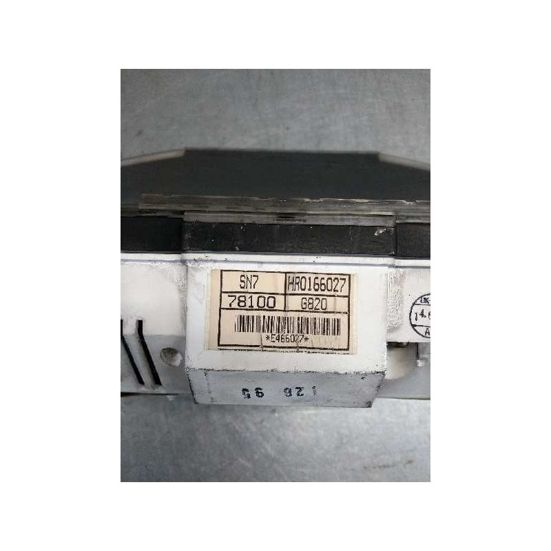 Recambio de cuadro instrumentos para mg rover serie 600 (rh) 2.3 cat referencia OEM IAM HR0166027 SN7 78100 G820