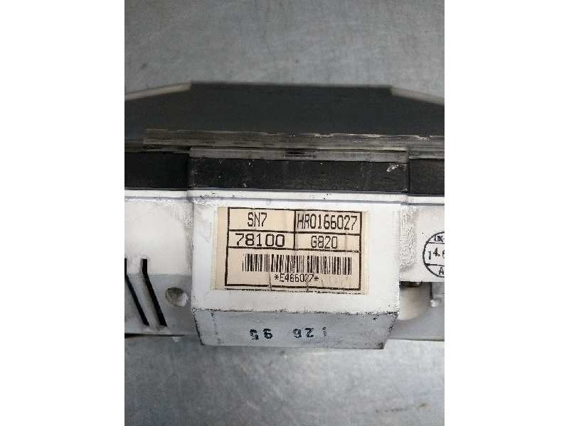 Recambio de cuadro instrumentos para mg rover serie 600 (rh) 2.3 cat referencia OEM IAM HR0166027 SN7 78100 G820