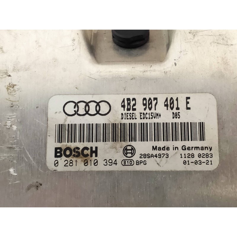 Recambio de centralita motor uce para audi a6 berlina (4b2) 2.5 tdi referencia OEM IAM 0281010394 4B2907401E BOSCH