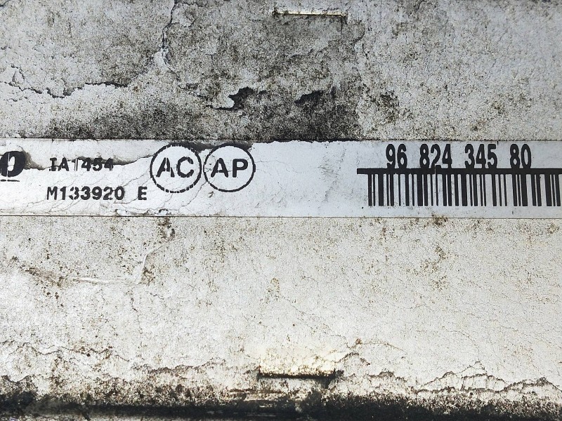 Recambio de intercooler para citroen berlingo 1.6 16v hdi referencia OEM IAM 9682434580 M133920E 