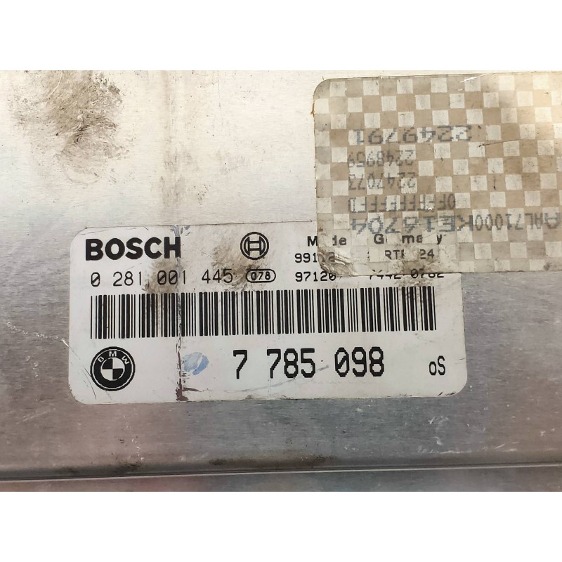 Recambio de centralita motor uce para bmw serie 3 berlina (e46) 320d referencia OEM IAM 0281001445 7785098 BOSCH
