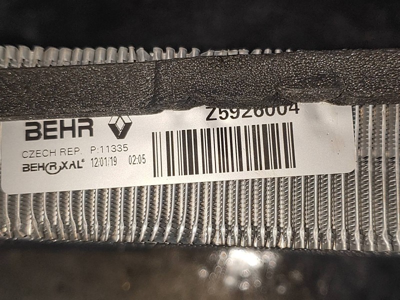 Recambio de evaporador aire acondicionado para renault zoe bose referencia OEM IAM Z5926004  
