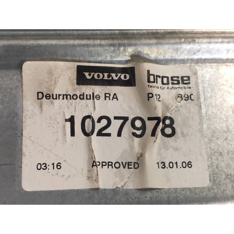 Recambio de elevalunas trasero derecho para volvo v50 familiar 1.6 d kinetic referencia OEM IAM 30724757 1027978 994584107