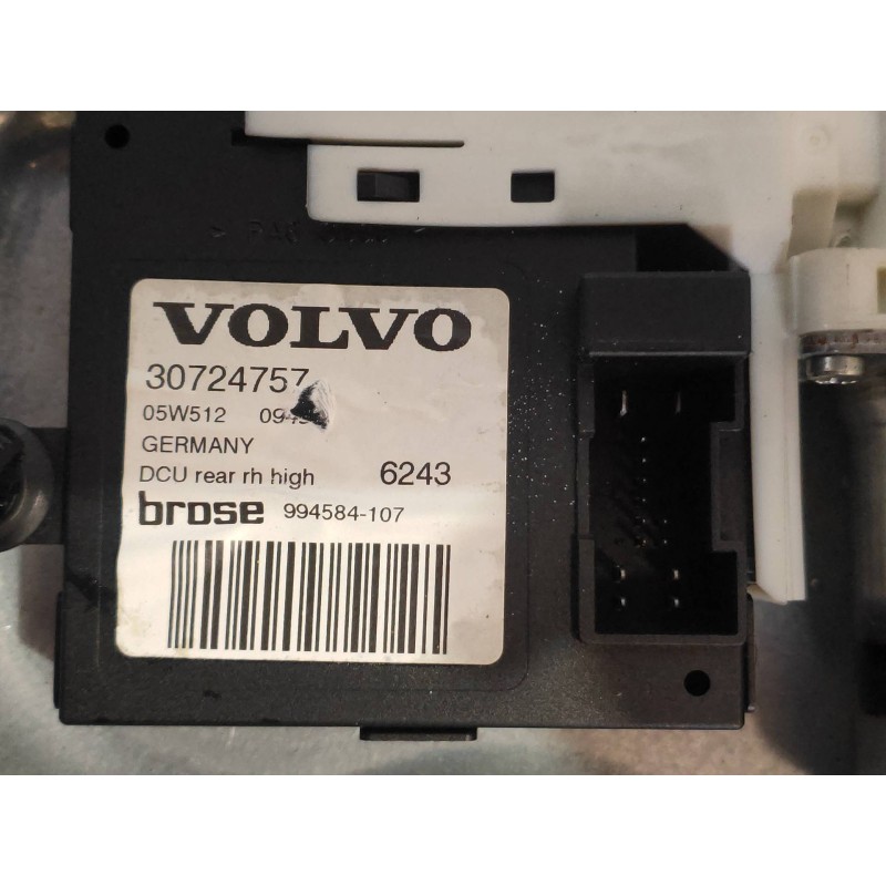 Recambio de elevalunas trasero derecho para volvo v50 familiar 1.6 d kinetic referencia OEM IAM 30724757 1027978 994584107