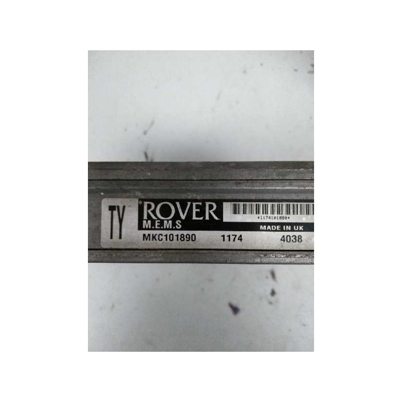 Recambio de centralita motor uce para mg rover serie 200 (xw) 2.0 16v cat referencia OEM IAM MKC101890 TY 