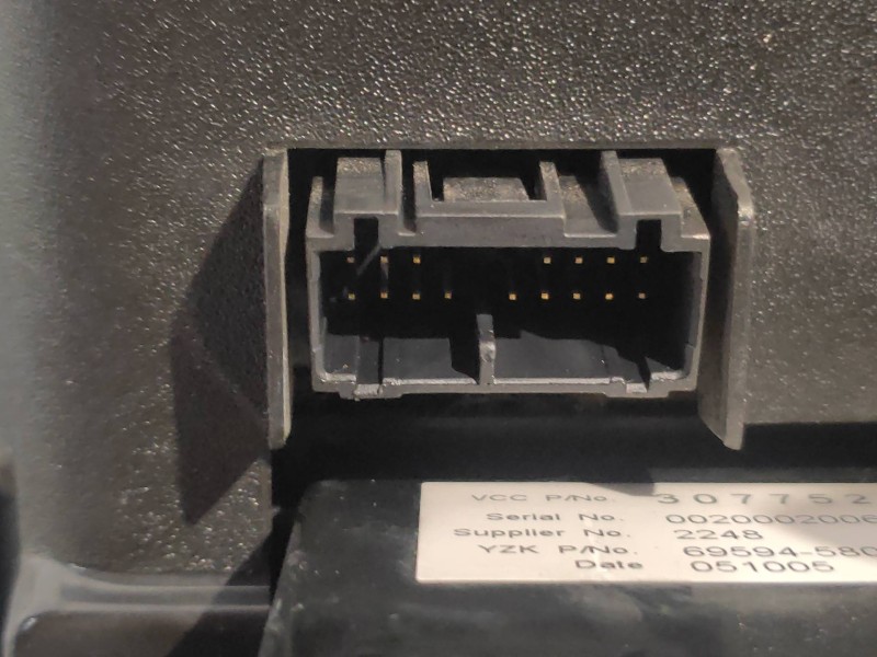 Recambio de mando calefaccion / aire acondicionado para volvo v50 familiar 1.6 d kinetic referencia OEM IAM 30775261 69594580 