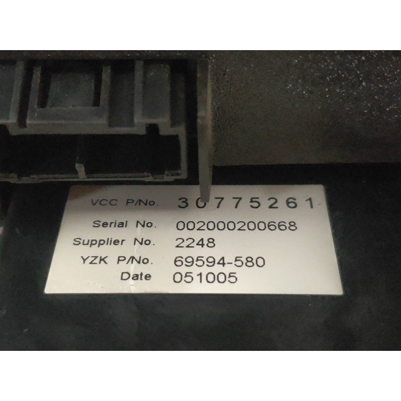 Recambio de mando calefaccion / aire acondicionado para volvo v50 familiar 1.6 d kinetic referencia OEM IAM 30775261 69594580 