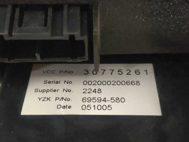 Recambio de mando calefaccion / aire acondicionado para volvo v50 familiar 1.6 d kinetic referencia OEM IAM 30775261 69594580 