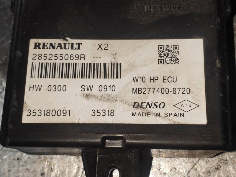 Recambio de modulo electronico para renault zoe bose referencia OEM IAM 285255069R MB2774008720 353180091