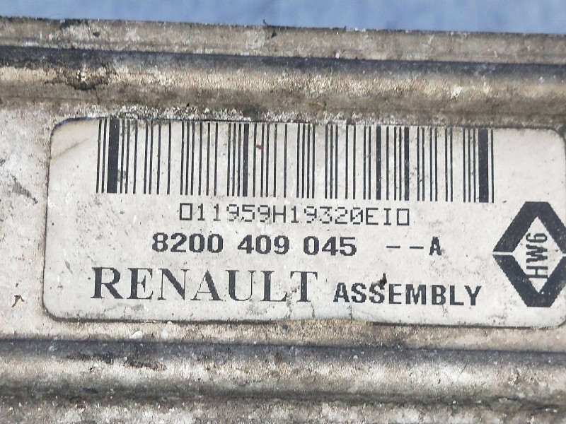 Recambio de intercooler para dacia sandero stepway referencia OEM IAM 8200409045  