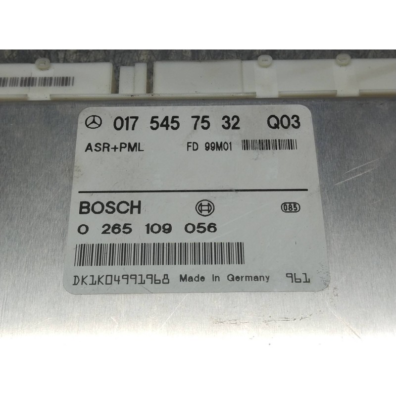 Recambio de centralita asr para mercedes clase e (w210) berlina diesel 300 turbodiesel (210.025) referencia OEM IAM 0265109056 0