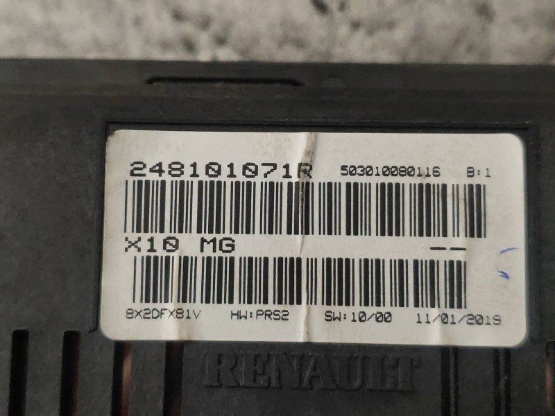 Recambio de pantalla multifuncion para renault zoe bose referencia OEM IAM 248101071R 503010080116 