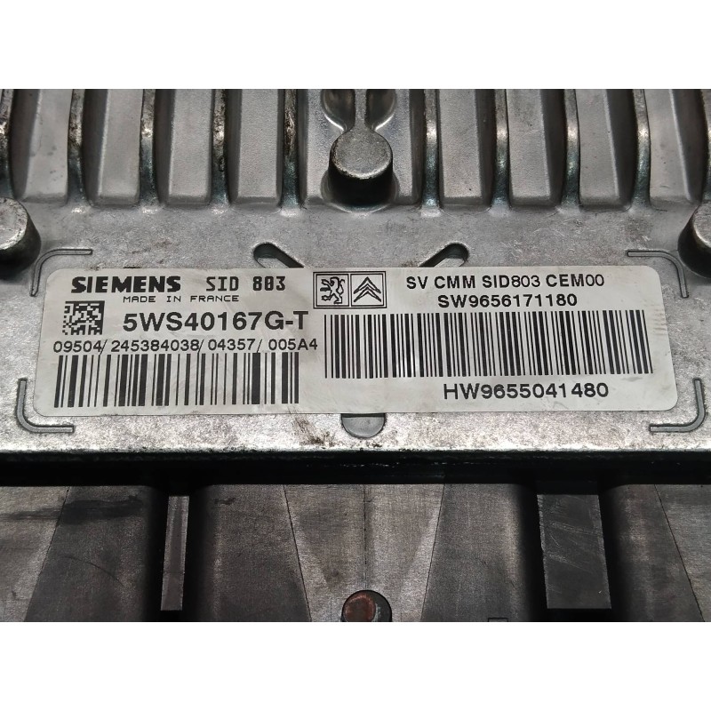 Recambio de centralita motor uce para peugeot 407 sw st confort referencia OEM IAM 5WS40167GT SW9656171180 HW9655041480 SID803