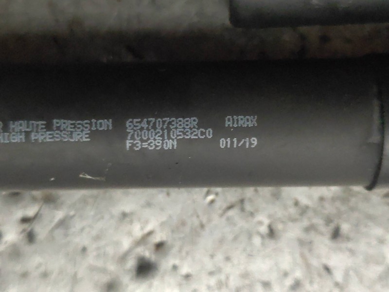 Recambio de amortiguadores capo para renault zoe bose referencia OEM IAM 654707388R 7000210532C0 