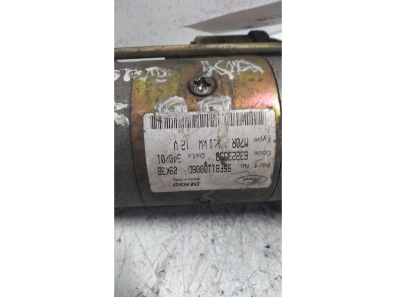 Recambio de motor arranque para ford ka (ccq) básico referencia OEM IAM 63223538 95FB11000BD 