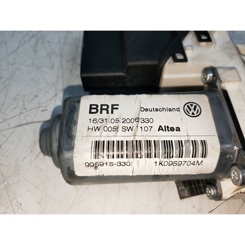 Recambio de elevalunas trasero izquierdo para seat altea (5p1) 1.9 tdi referencia OEM IAM HW005SW1107 1K0959704M 5P