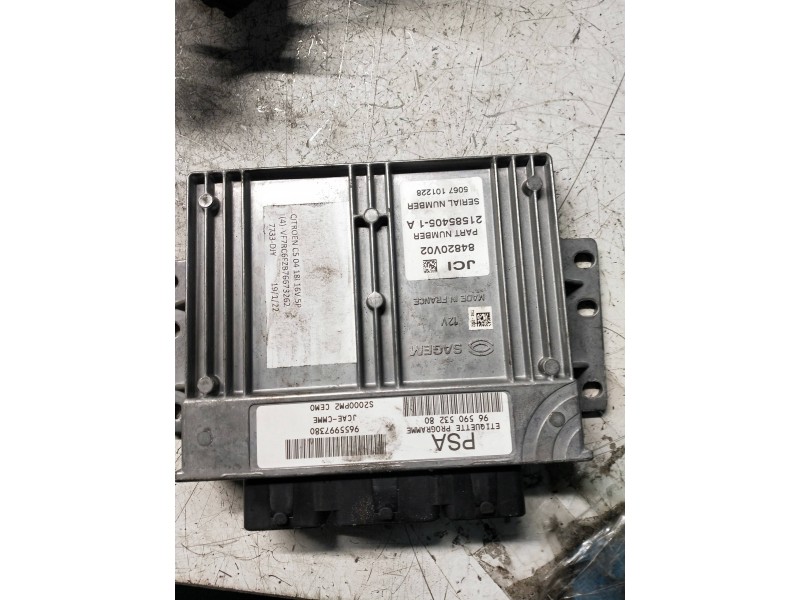 Recambio de centralita motor uce para citroen c5 berlina sx (e) referencia OEM IAM 9655997380 9659053280 215854051A S2000PM2