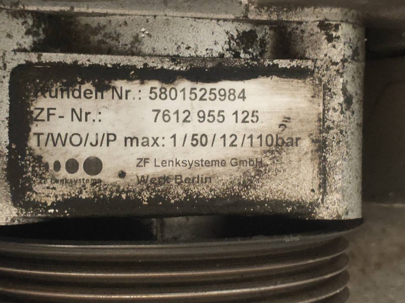 Recambio de bomba direccion para fiat ducato caja cerrada 33 (06.2006 =>) 130 (rs. 3000 mm) referencia OEM IAM 7612955125 580152
