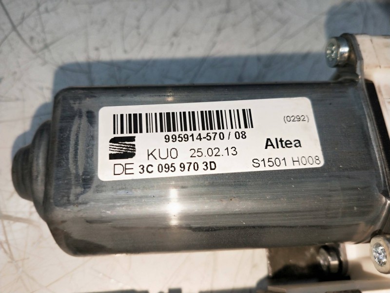 Recambio de elevalunas trasero izquierdo para seat altea xl (5p5) 1.6 bivalent - gasolina / gas licuado del petróleo. gpl refere