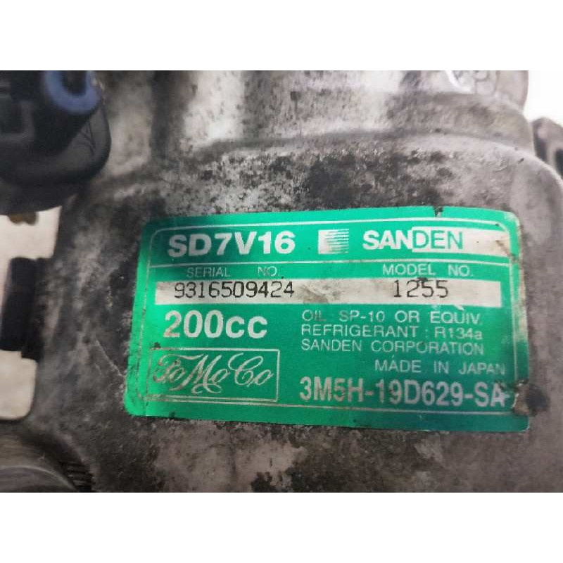 Recambio de compresor aire acondicionado para ford focus c-max (cap) 1.6 tdci cat referencia OEM IAM SD7V161255 3M5H19D629SA 125