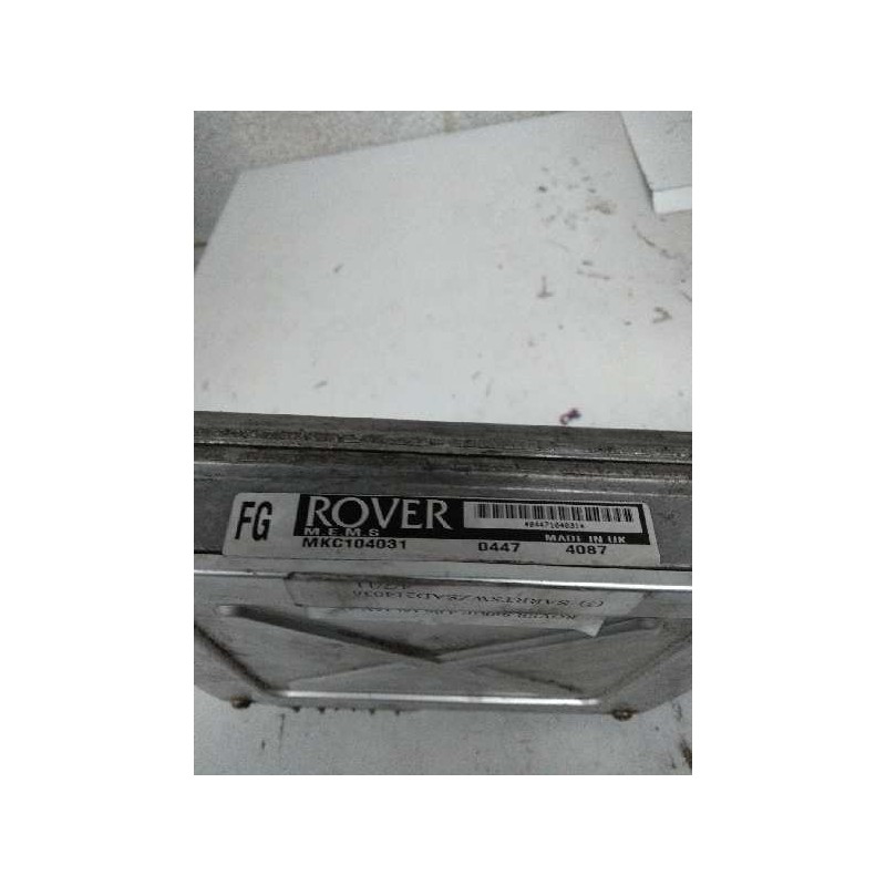 Recambio de centralita motor uce para mg rover serie 400 (rt) 1.6 cat referencia OEM IAM MKC104031 FG 