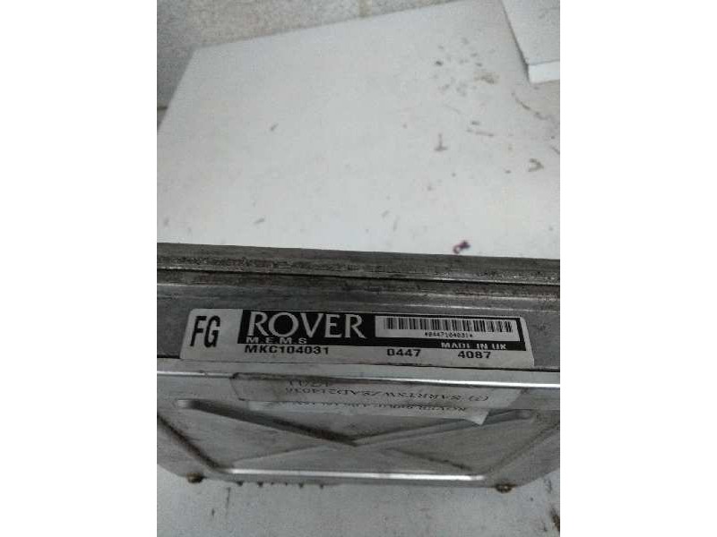 Recambio de centralita motor uce para mg rover serie 400 (rt) 1.6 cat referencia OEM IAM MKC104031 FG 