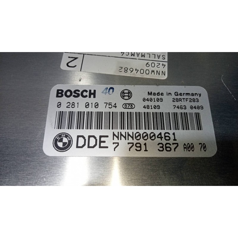 Recambio de centralita motor uce para land rover range rover (lm) td6 se referencia OEM IAM 0281010754 7791367 NNN000461