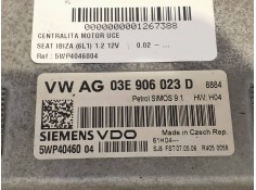 Recambio de centralita motor uce para seat ibiza (6l1) 1.2 12v referencia OEM IAM 5WP4046004 03E906023D SIEMENS 2