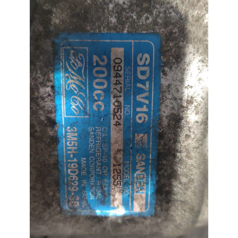 Recambio de compresor aire acondicionado para volvo v50 familiar 1.6 d kinetic referencia OEM IAM SD7V161255 3M5H19D629SD 